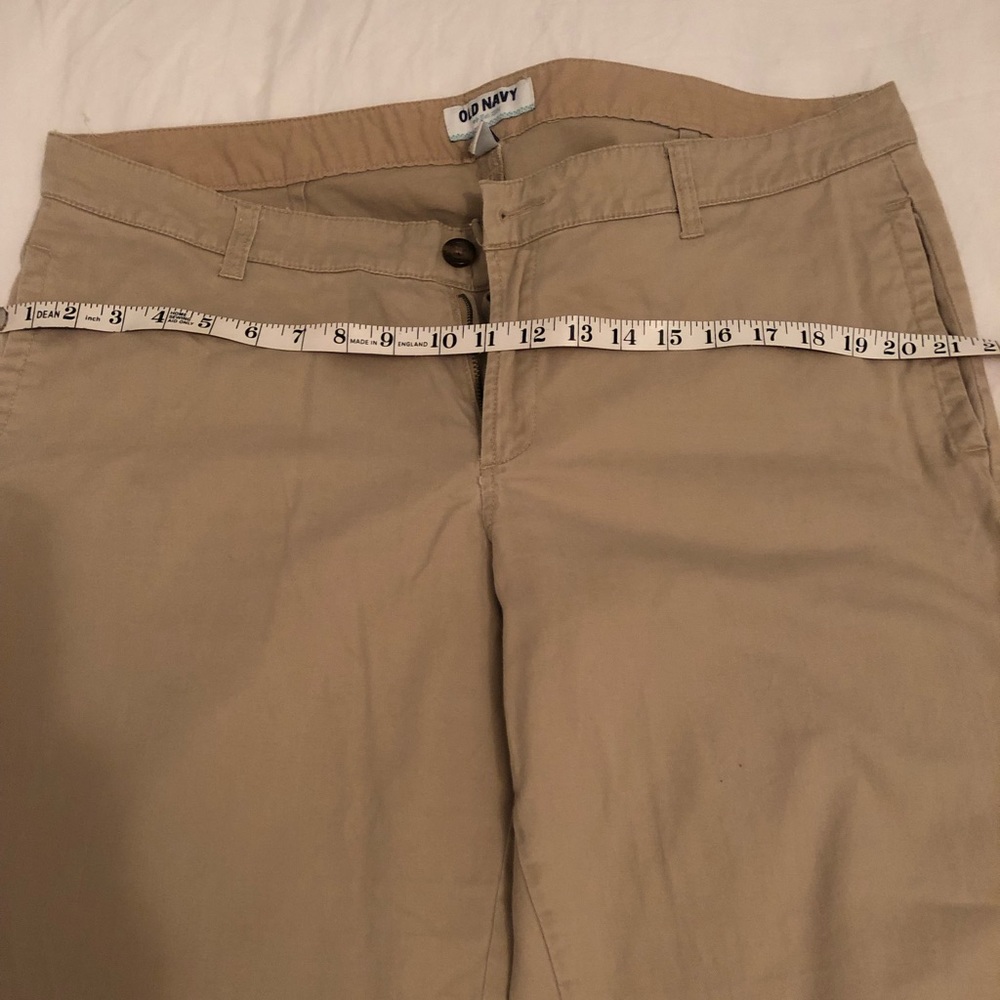 Old navy brushed cotton midwaist slacks